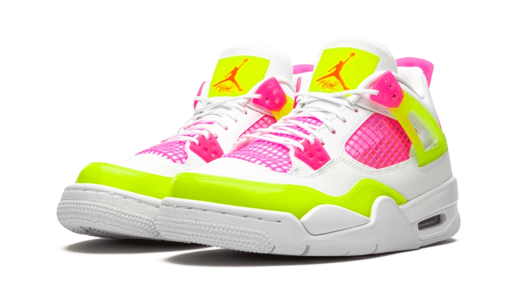 Jordan 4 Retro White Lemon Pink (TD) - Image 1