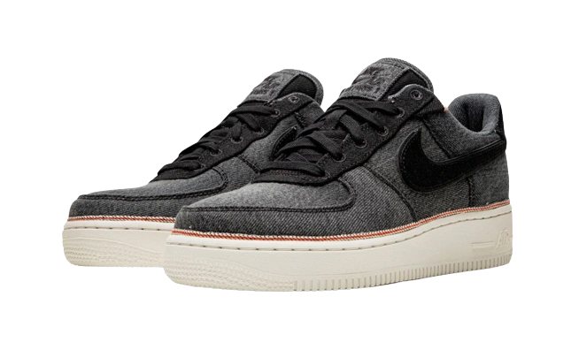 Nike Air Force 1 Low 3x1 Denim Black - Image 1