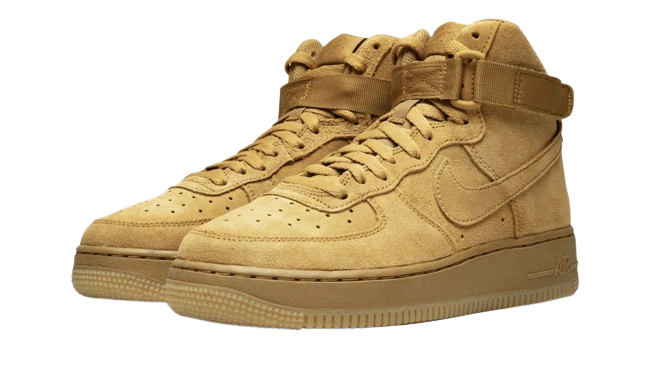 Nike Air Force 1 High Wheat Gum (2018) (GS) - Image 1