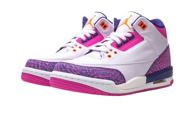 Jordan 3 Retro Barely Grape (GS) - Image 1
