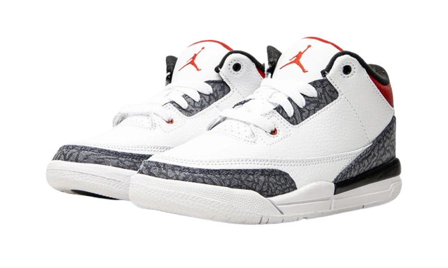 Jordan 3 Retro SE Fire Red Denim (PS) - Image 1
