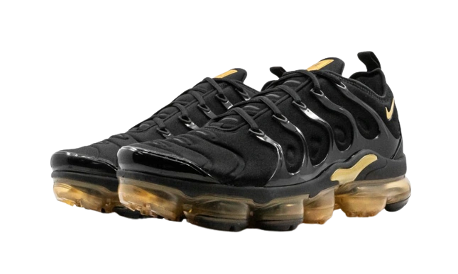 Nike Air VaporMax Plus Black Metallic Gold - Image 1