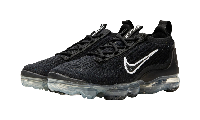 Nike Air VaporMax 2021 FK Black Metallic Silver (W) - Image 1