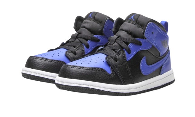 Jordan 1 Mid Hyper Royal (TD) - Image 1