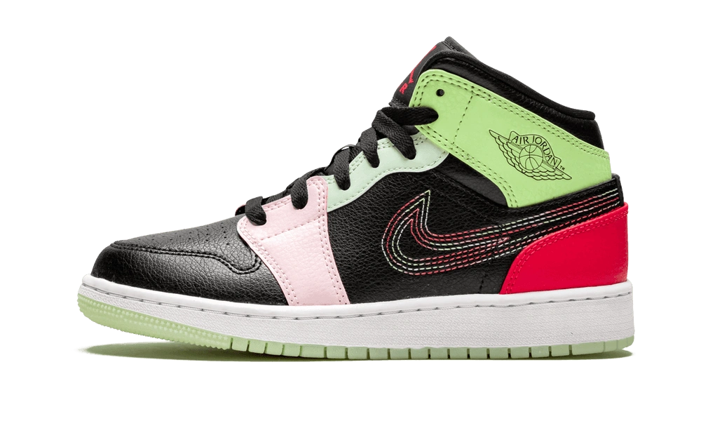 Photo du produit Jordan 1 Mid Glow-In-The-Dark (GS)