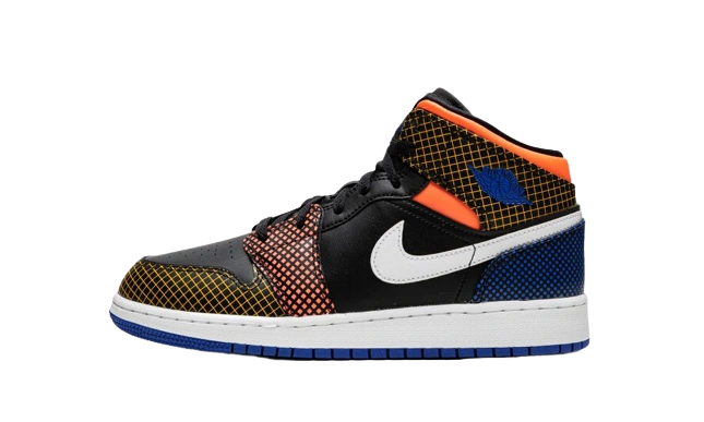 Foto del prodotto Jordan 1 Mid MMD Multi-Color Grid (GS)
