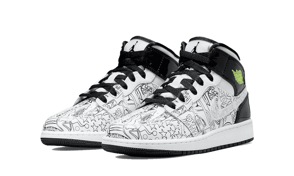 Jordan 1 Mid SE DIY (GS) - Image 1
