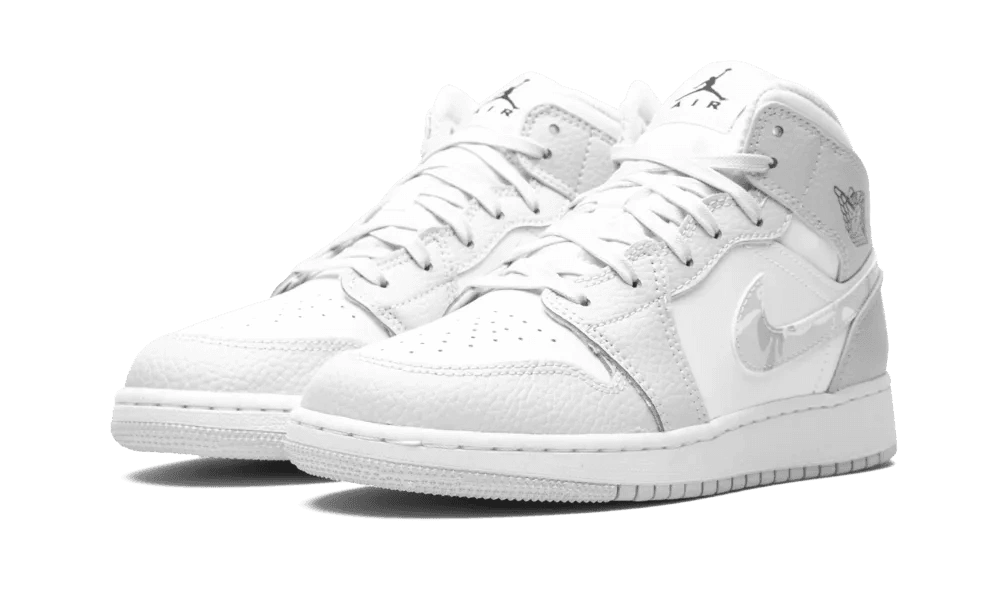 Jordan 1 Mid Grey Camo (GS) - Image 1