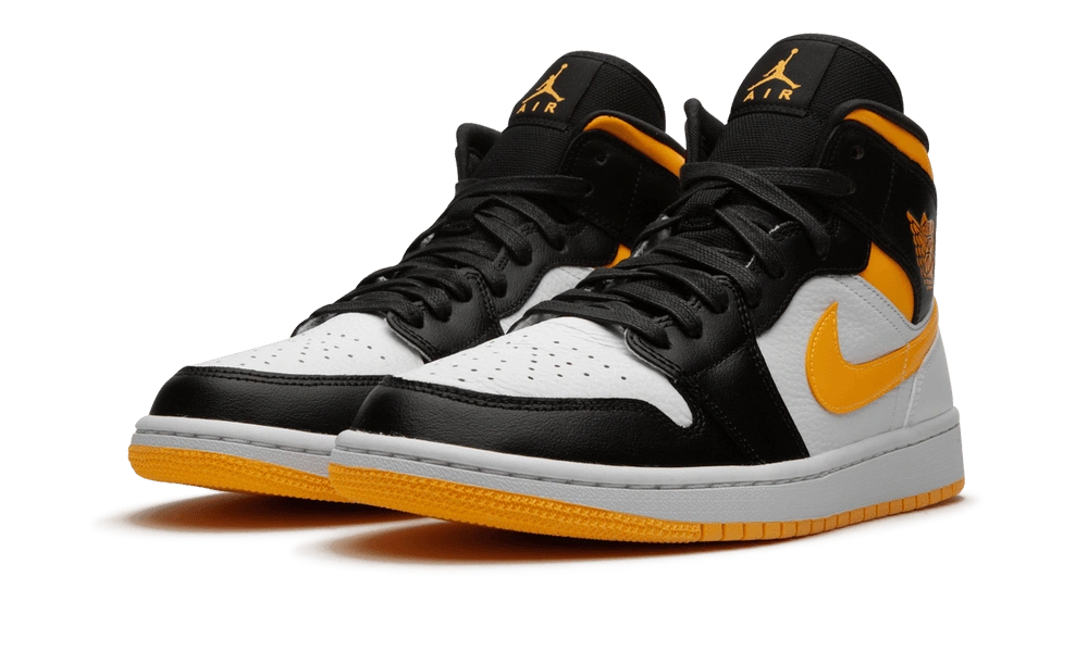 Jordan 1 Mid Laser Orange Black (W) - Image 2
