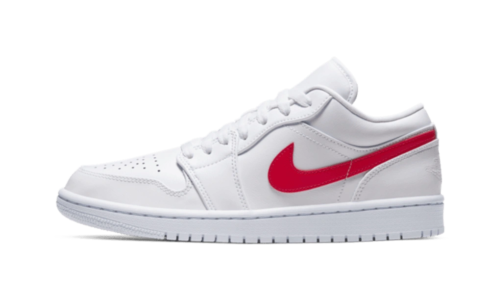 Photo du produit Jordan 1 Low White University Red (W)
