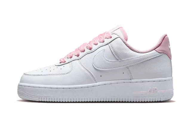 Nike Air Force 1 Low Vintage Pink Foam Velvet Laces (W)