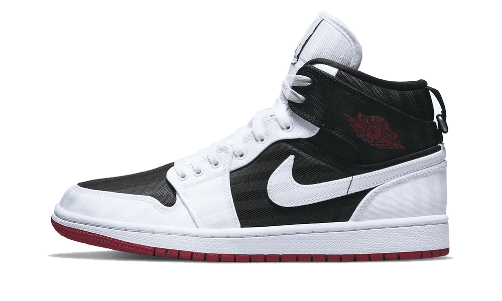 Photo du produit Jordan 1 Mid SE Utility Canvas White Black Gym Red (W)