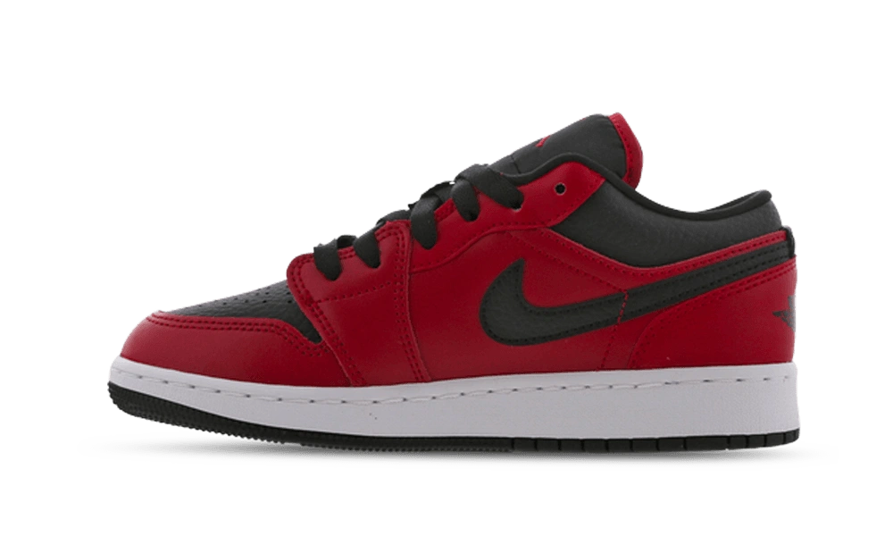 Photo du produit Jordan 1 Low Gym Red Black Pebbled (GS)