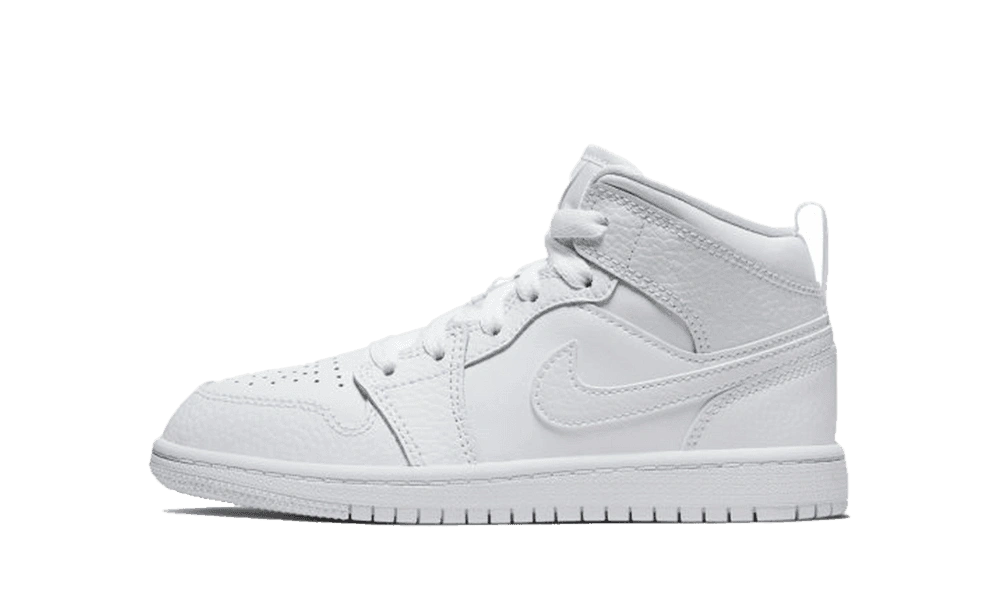 Photo du produit Jordan 1 Mid Triple White (2021) (PS)