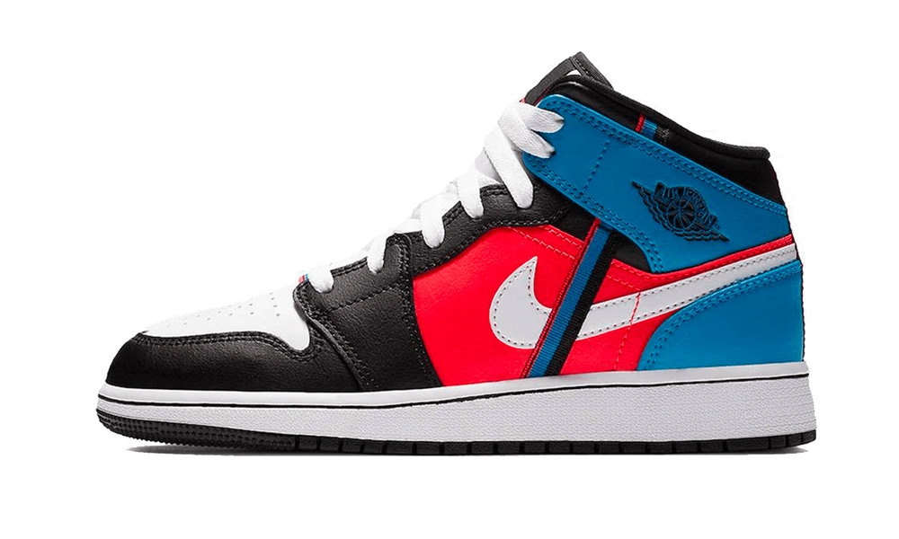 Photo du produit Jordan 1 Mid Tri Color Ribbons (GS)