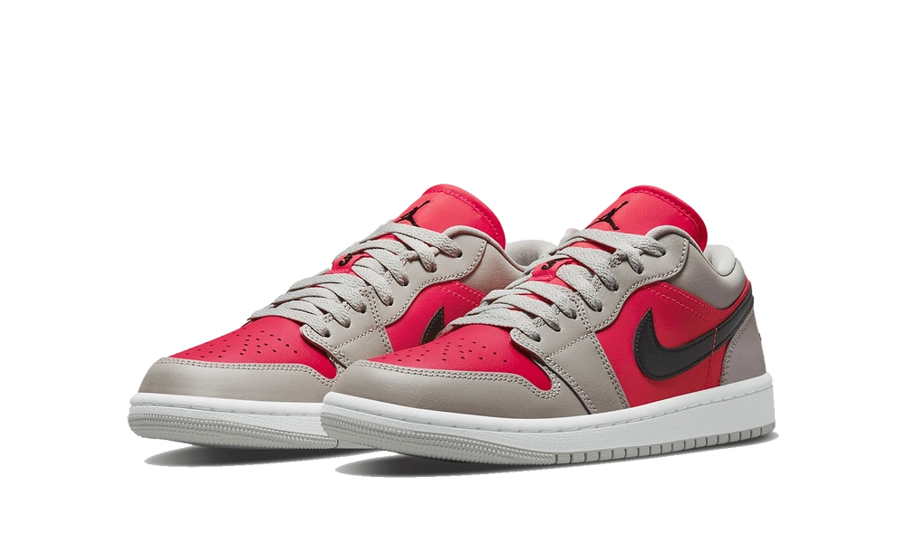 Jordan 1 Retro Low Light Iron Ore Siren Red (W) - Image 1