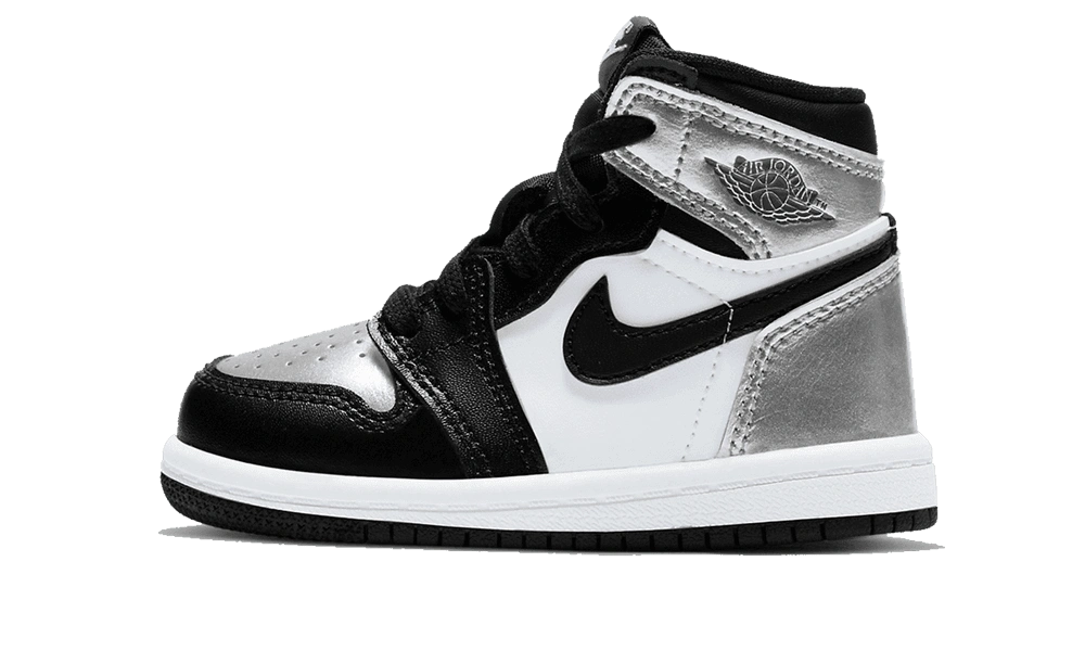 Photo du produit Jordan 1 Retro High Silver Toe (TD)