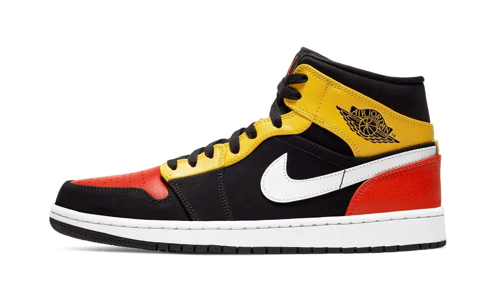 Photo du produit Jordan 1 Mid Black Amarillo Orange