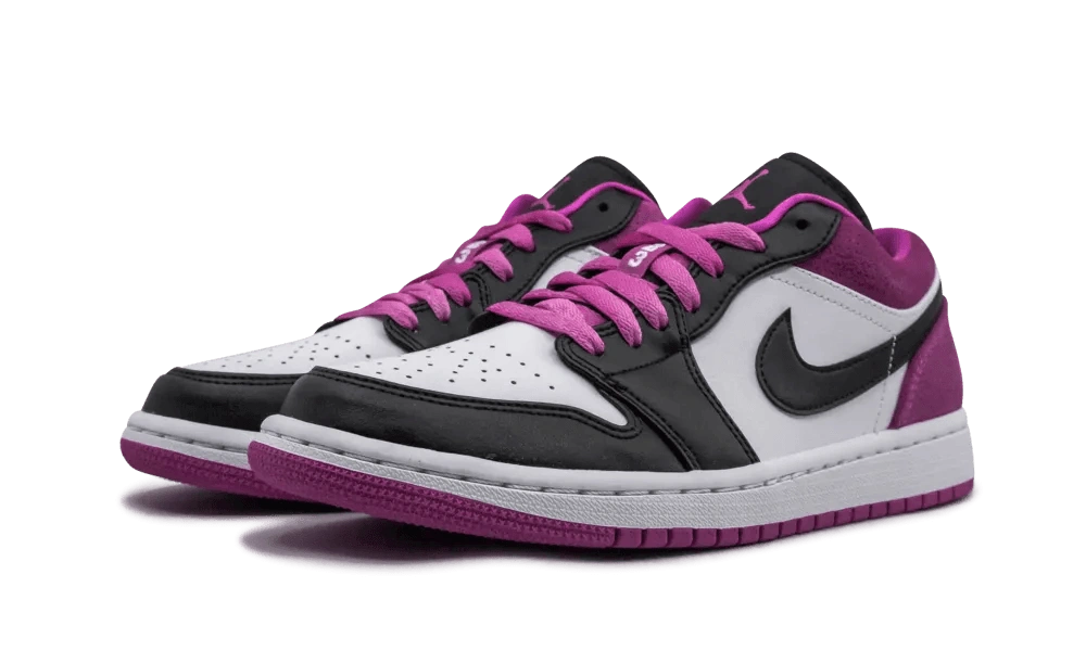 Jordan 1 Low Black Active Fuchsia - Image 1