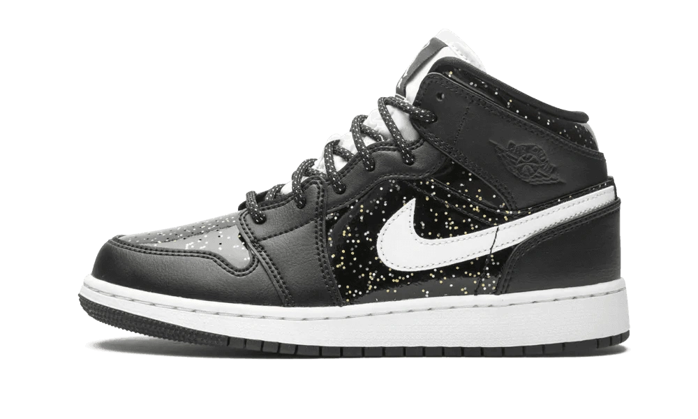 Photo du produit Jordan 1 Mid Black Speckle (GS)