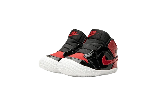 Jordan 1 Crib Bootie Bred Patent (I) - Image 1