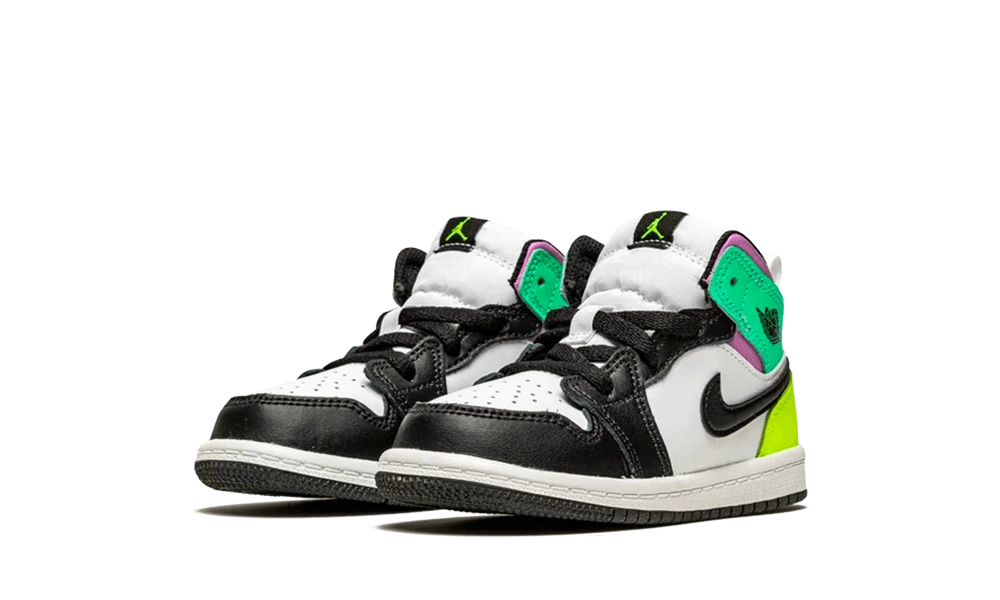Jordan 1 Mid Pastel Black Toe (TD) - Image 1