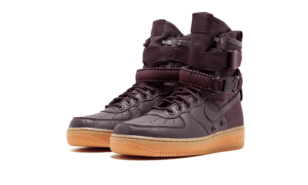Nike SF Air Force 1 High Deep Burgundy - Image 1
