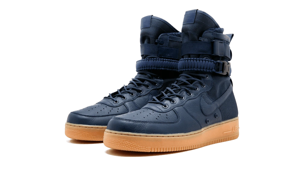 Nike SF Air Force 1 High Navy Gum - Image 1