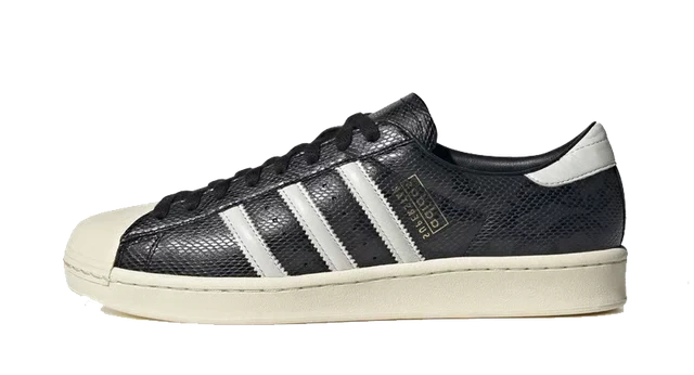 adidas Superstar Vintage Black White Snakeskin Made in Germany product photo