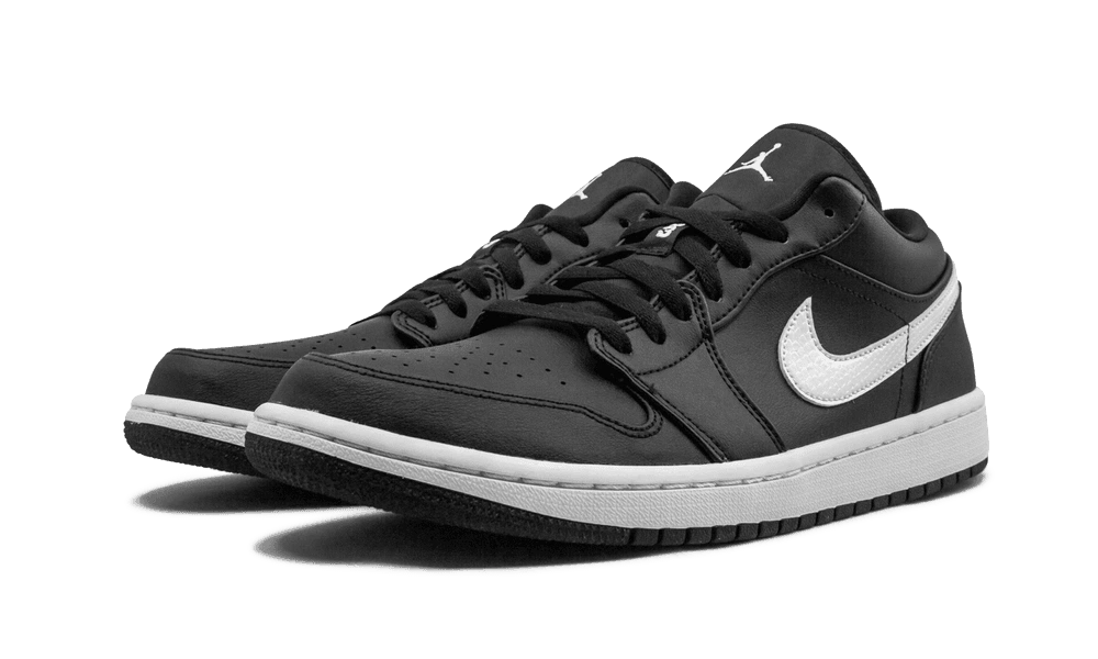 Jordan 1 Low Black White (W) - Image 1