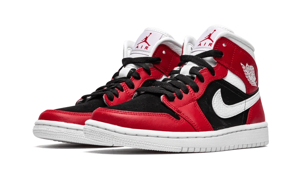 Jordan 1 Mid Gym Red Black (W) - Image 2