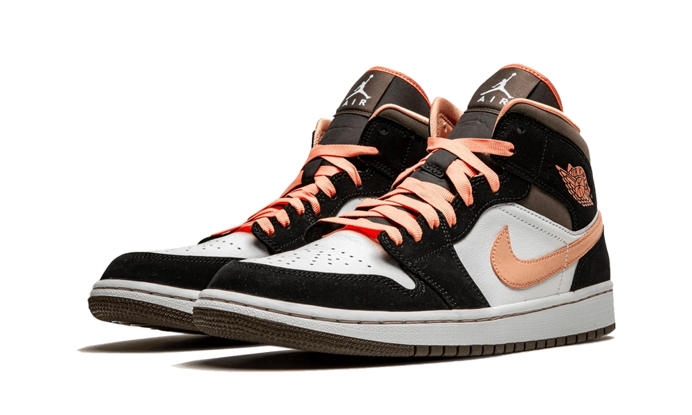 Jordan 1 Mid Peach Mocha (W) - Image 1