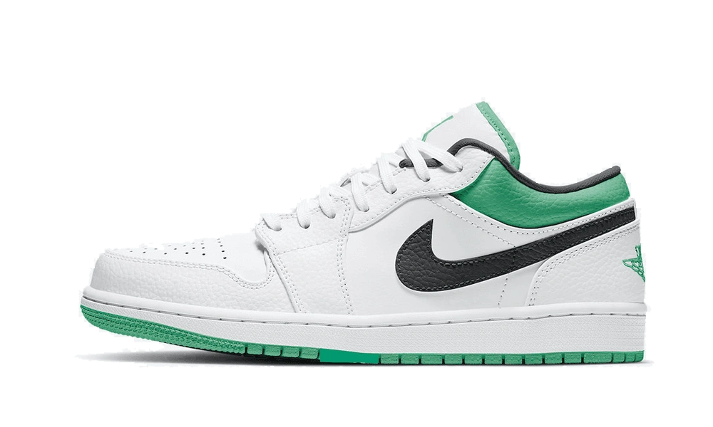 Photo du produit Jordan 1 Low White Lucky Green Black
