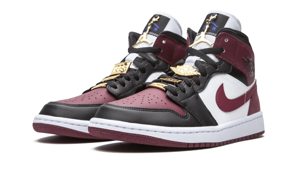 Jordan 1 Mid SE Black Dark Beetroot (W) - Image 1