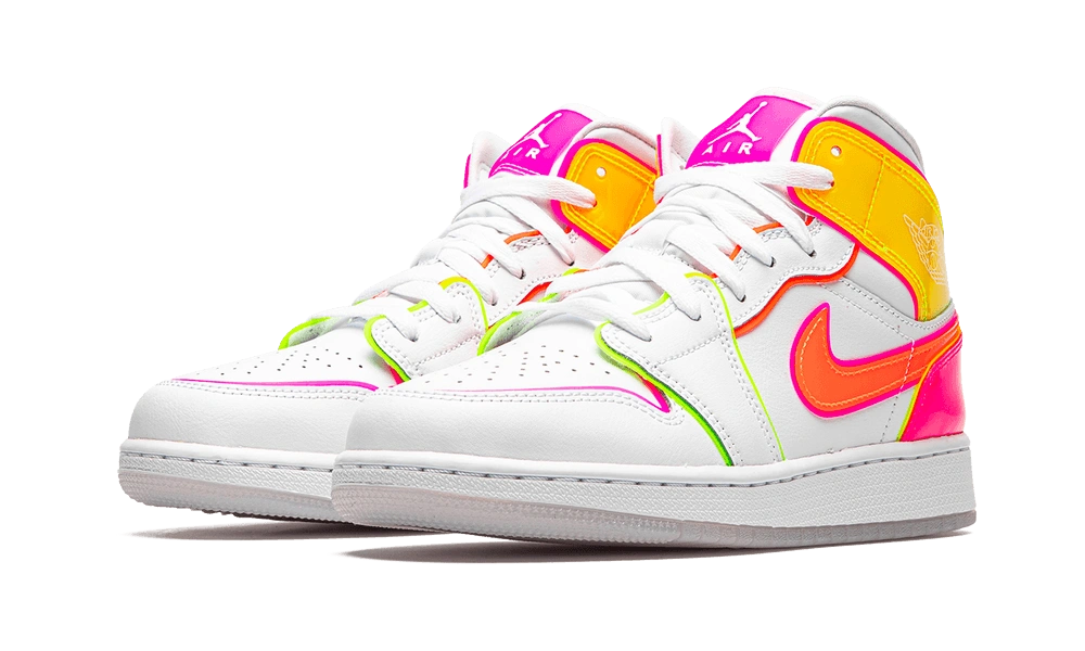 Jordan 1 Mid Edge Glow (GS) - Image 1