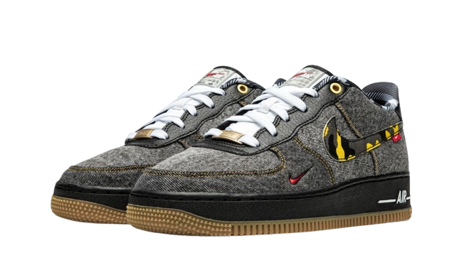 Nike Air Force 1 Low Remix Black (GS) - Image 1
