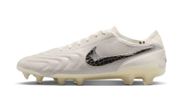 Nike Tiempo Legend 10 Elite Luxe FG Montebelluna Leather White Snakeskin Produktfoto