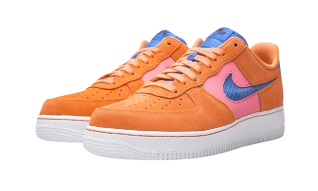Nike Air Force 1 Low Orange Trance Lotus Pink Pacific Blue - Image 1