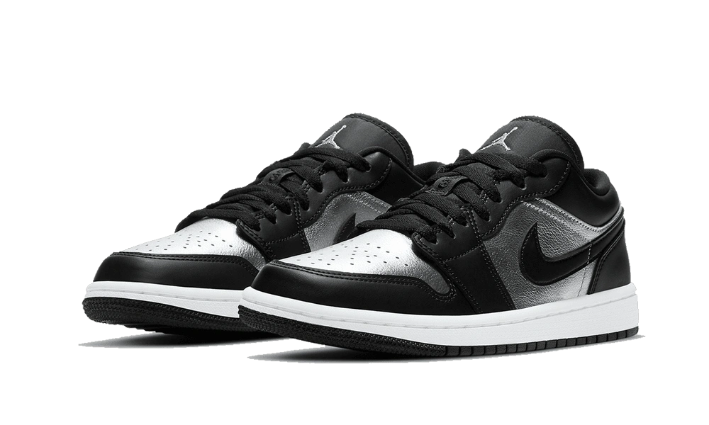 Jordan 1 Low SE Black Metallic Silver (W) - Image 2