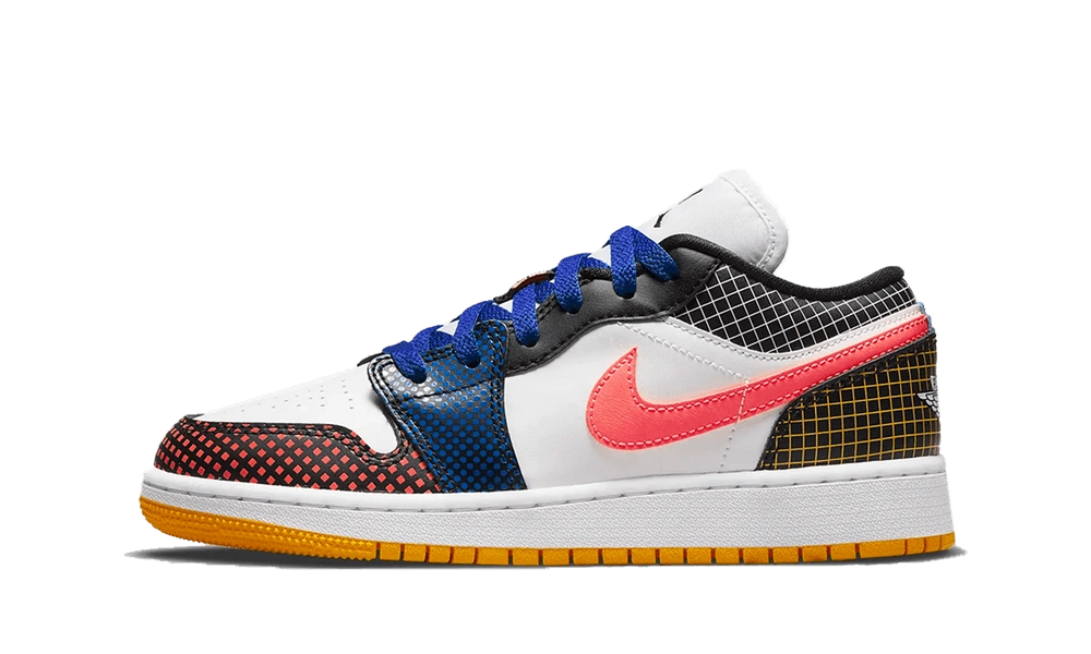Foto del prodotto Jordan 1 Low MMD Multi-Color Grid (GS)