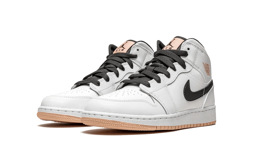 Jordan 1 Mid Arctic Orange (GS) - Image 1