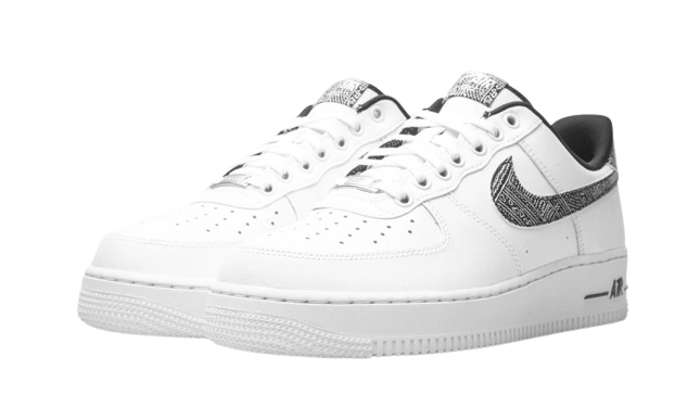 Nike Air Force 1 Low '07 White Metallic Silver - Image 1