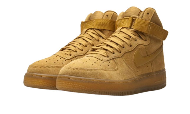Nike Air Force 1 High LV8 3 Wheat (2019) (GS) - Image 1