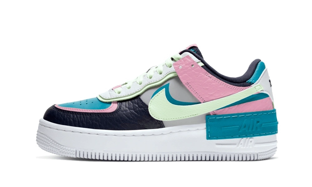Foto del prodotto Nike Air Force 1 Shadow Barely Volt Oracle Aqua (W)