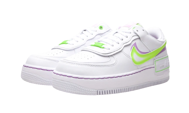 Nike Air Force 1 Low Shadow White Electric Green (W) - Image 1