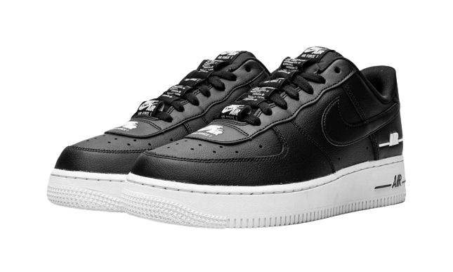 Nike Air Force 1 Low Double Air Low Black White - Image 1