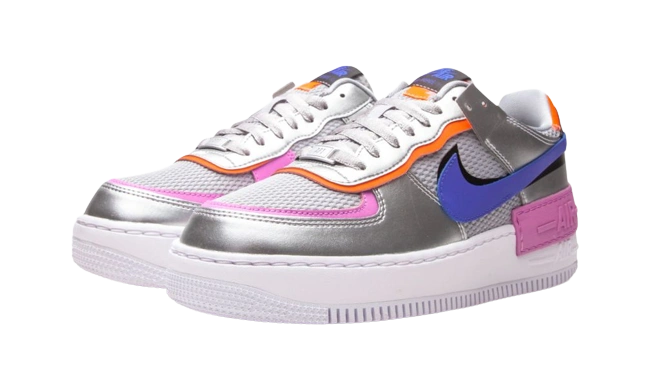 Nike Air Force 1 Shadow Metallic Silver (W) - Image 2
