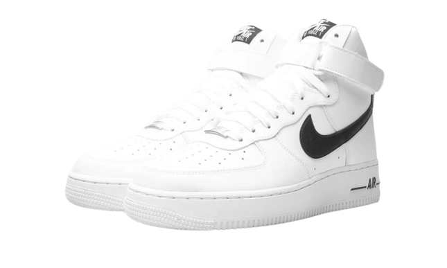 Nike Air Force 1 High White Black - Image 1