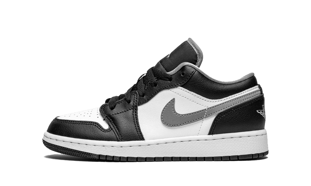 Jordan 1 Low Black White Grey (GS) productfoto