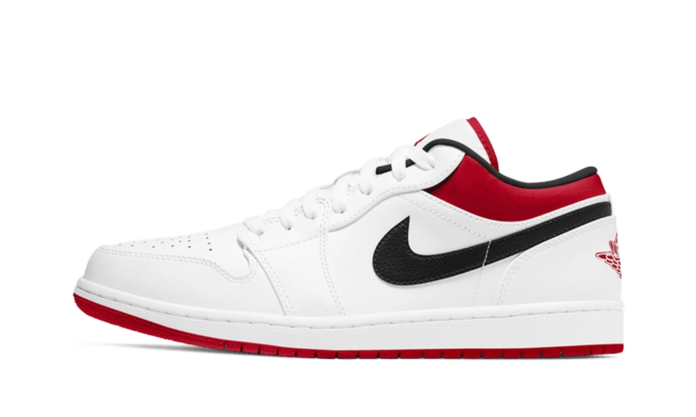 Photo du produit Jordan 1 Low White University Red Black